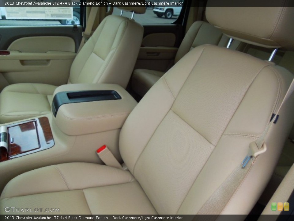 Dark Cashmere/Light Cashmere Interior Front Seat for the 2013 Chevrolet Avalanche LTZ 4x4 Black Diamond Edition #67958072