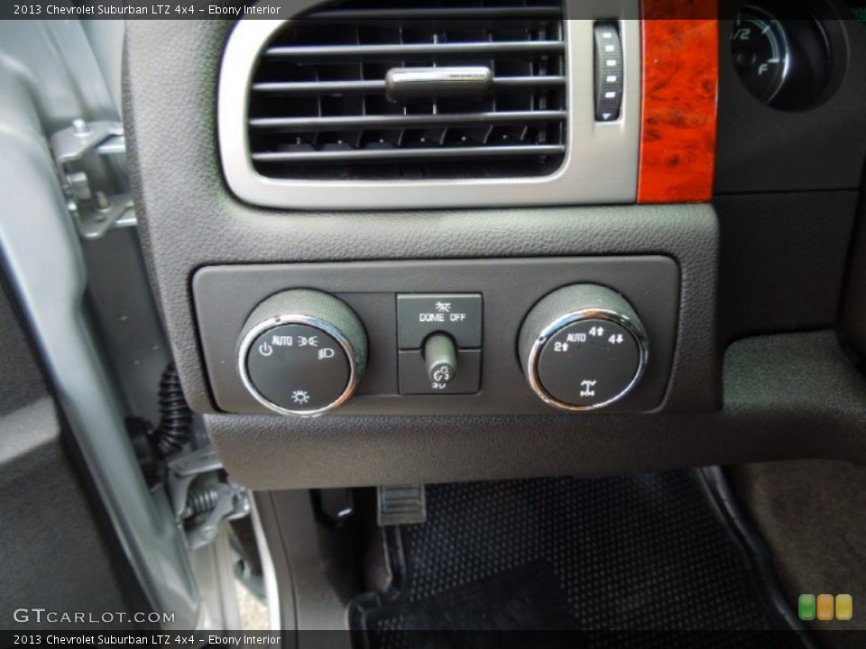 Ebony Interior Controls for the 2013 Chevrolet Suburban LTZ 4x4 #67958255