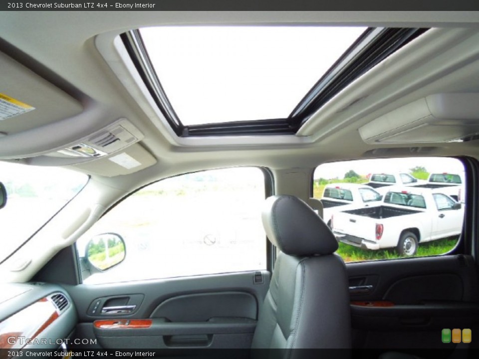 Ebony Interior Sunroof for the 2013 Chevrolet Suburban LTZ 4x4 #67958258