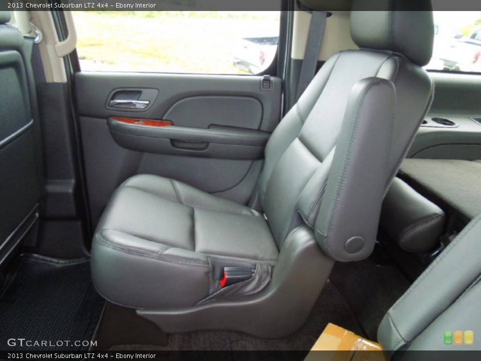 Ebony Interior Rear Seat for the 2013 Chevrolet Suburban LTZ 4x4 #67958270