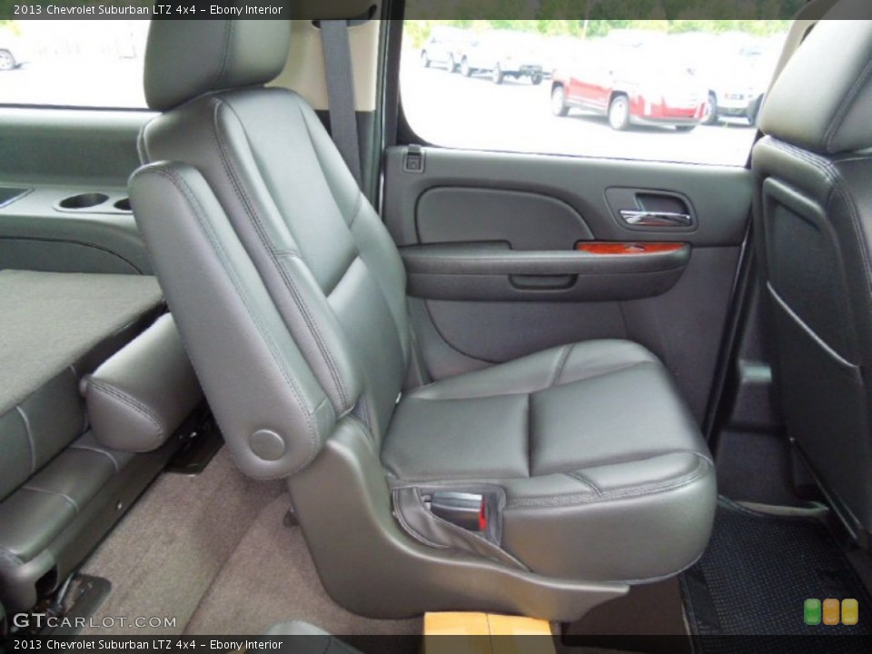 Ebony Interior Rear Seat for the 2013 Chevrolet Suburban LTZ 4x4 #67958285