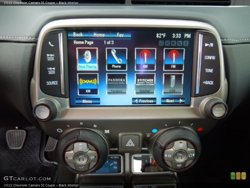 Black Interior Controls for the 2013 Chevrolet Camaro SS Coupe #67958429