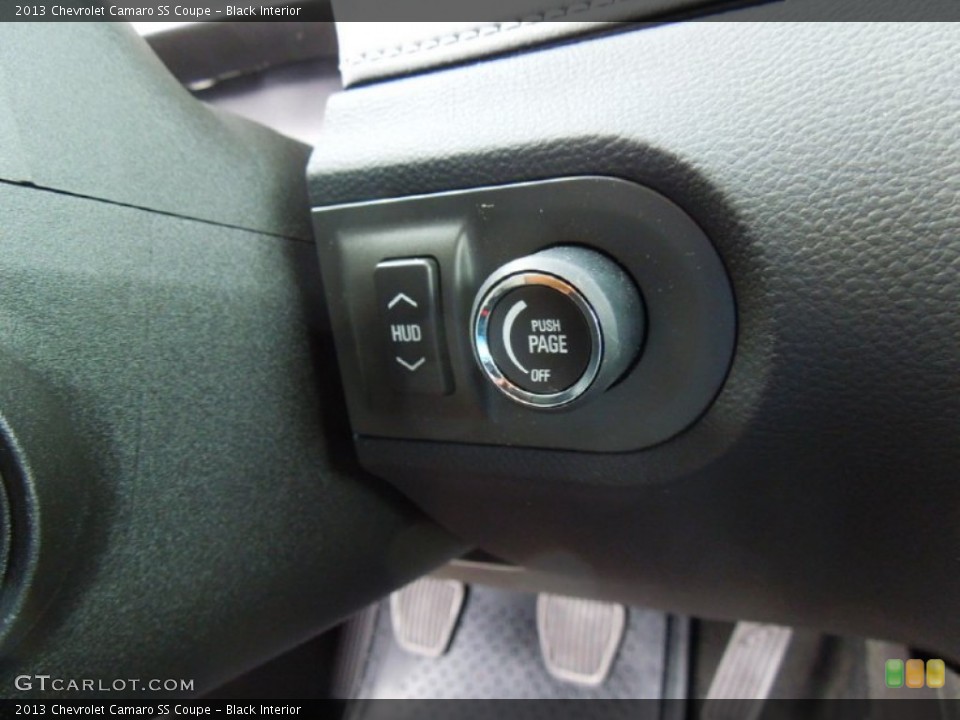 Black Interior Controls for the 2013 Chevrolet Camaro SS Coupe #67958432