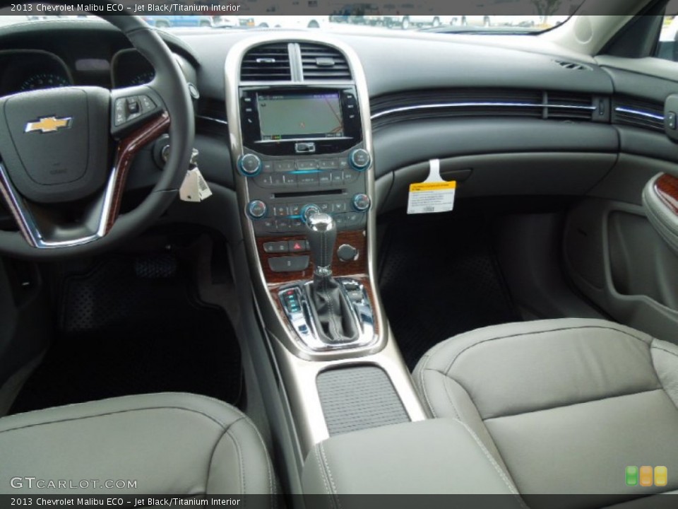 Jet Black/Titanium Interior Dashboard for the 2013 Chevrolet Malibu ECO #67958606