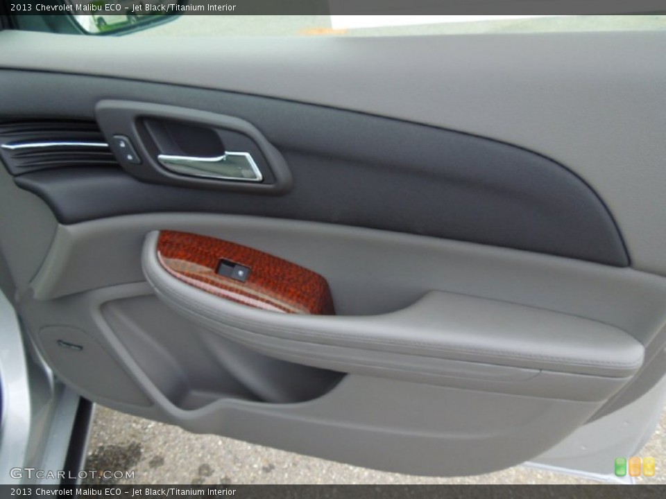 Jet Black/Titanium Interior Door Panel for the 2013 Chevrolet Malibu ECO #67958621