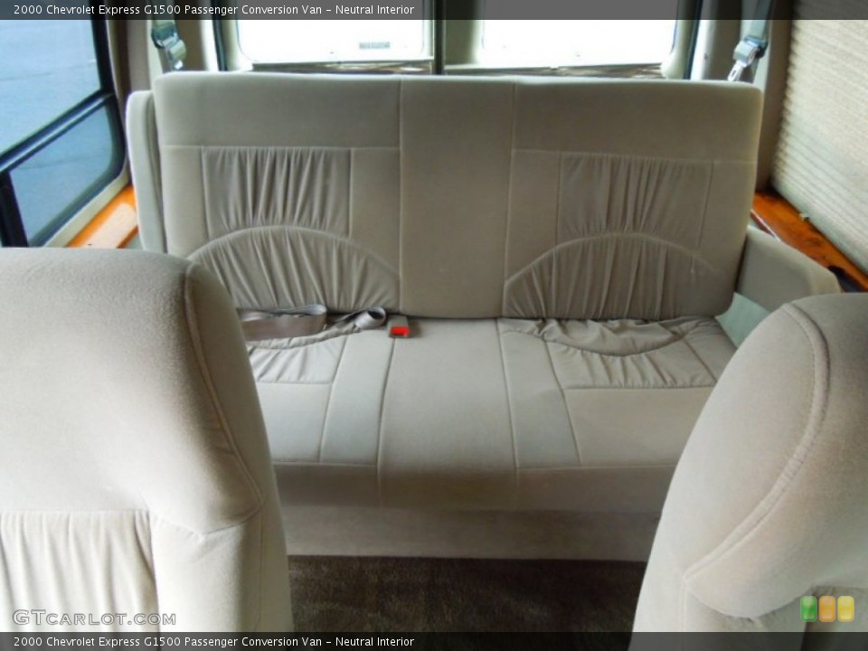 Neutral Interior Rear Seat for the 2000 Chevrolet Express G1500 Passenger Conversion Van #67958750