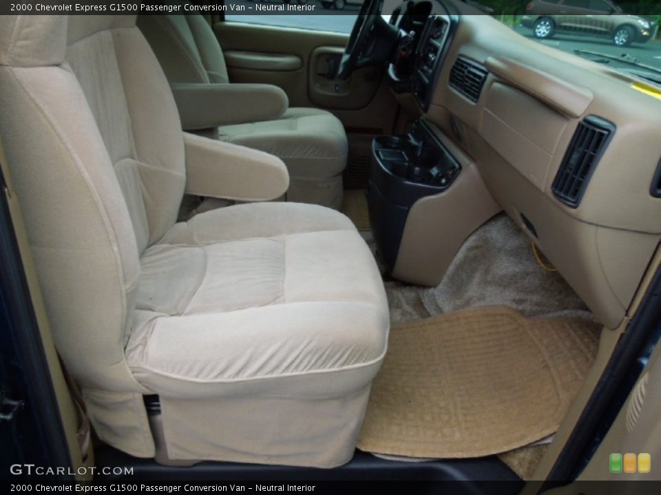 Neutral Interior Front Seat for the 2000 Chevrolet Express G1500 Passenger Conversion Van #67958768