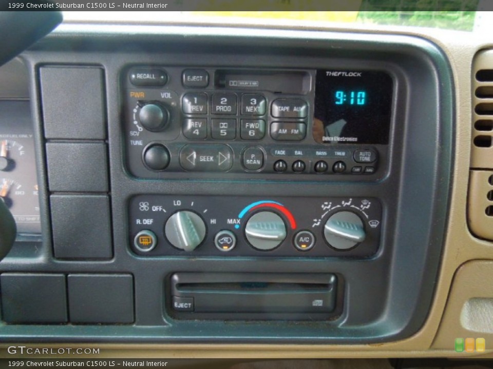 Neutral Interior Controls for the 1999 Chevrolet Suburban C1500 LS #67959131