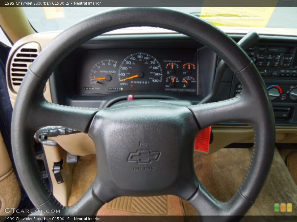 Neutral Interior Steering Wheel for the 1999 Chevrolet Suburban C1500 LS #67959134