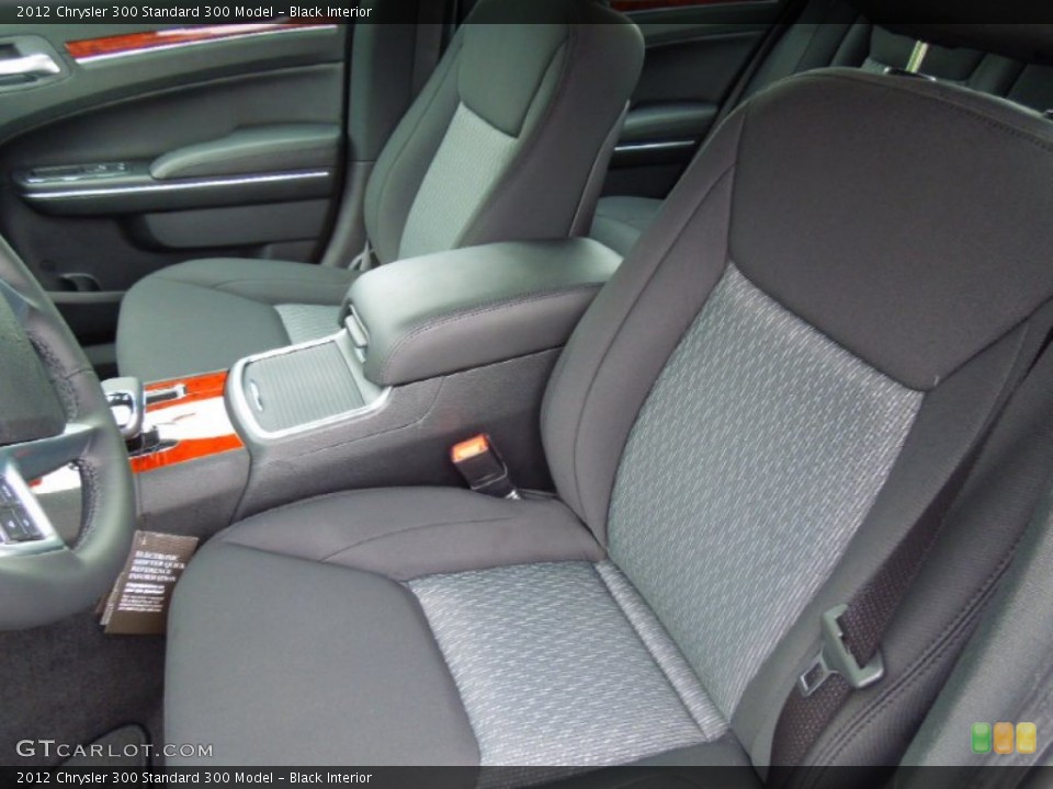 Black Interior Front Seat for the 2012 Chrysler 300  #67959725