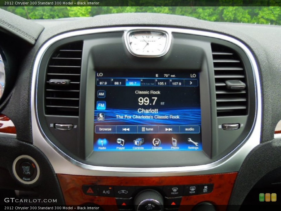 Black Interior Controls for the 2012 Chrysler 300  #67959737