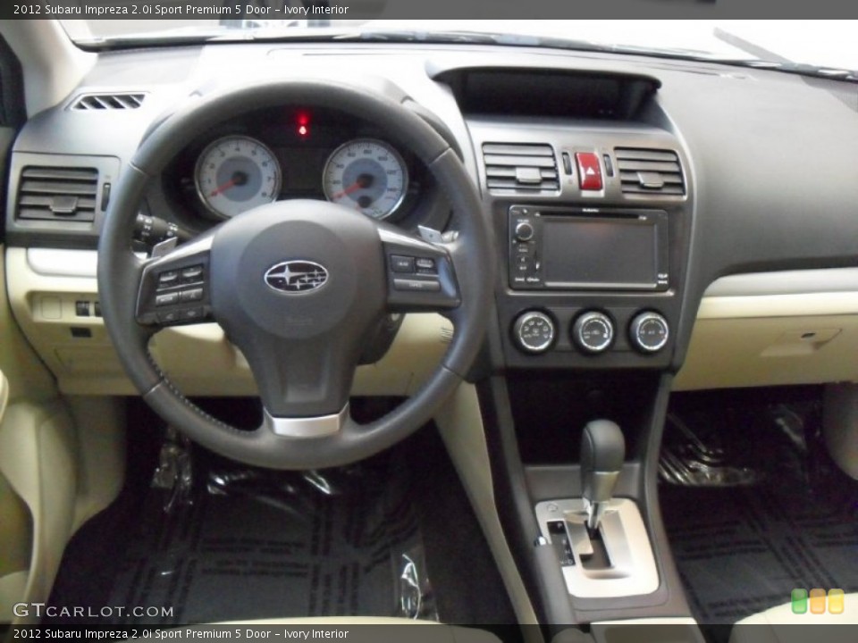 Ivory Interior Dashboard for the 2012 Subaru Impreza 2.0i Sport Premium 5 Door #67960118