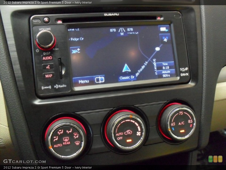 Ivory Interior Controls for the 2012 Subaru Impreza 2.0i Sport Premium 5 Door #67960124