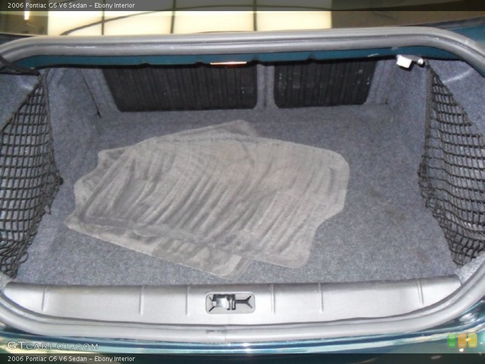 Ebony Interior Trunk for the 2006 Pontiac G6 V6 Sedan #67960166
