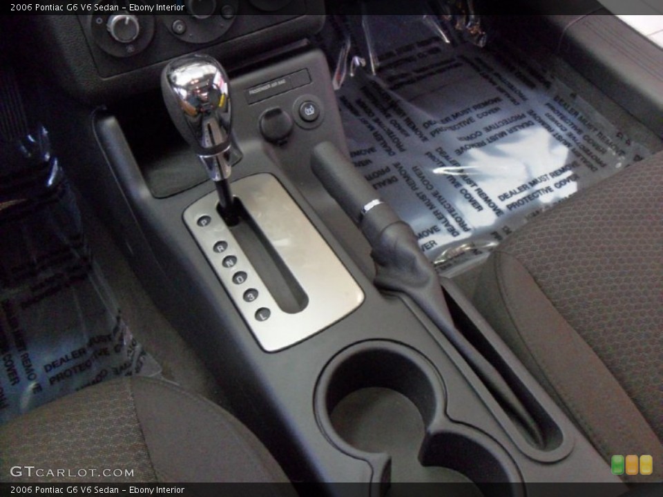 Ebony Interior Transmission for the 2006 Pontiac G6 V6 Sedan #67960193