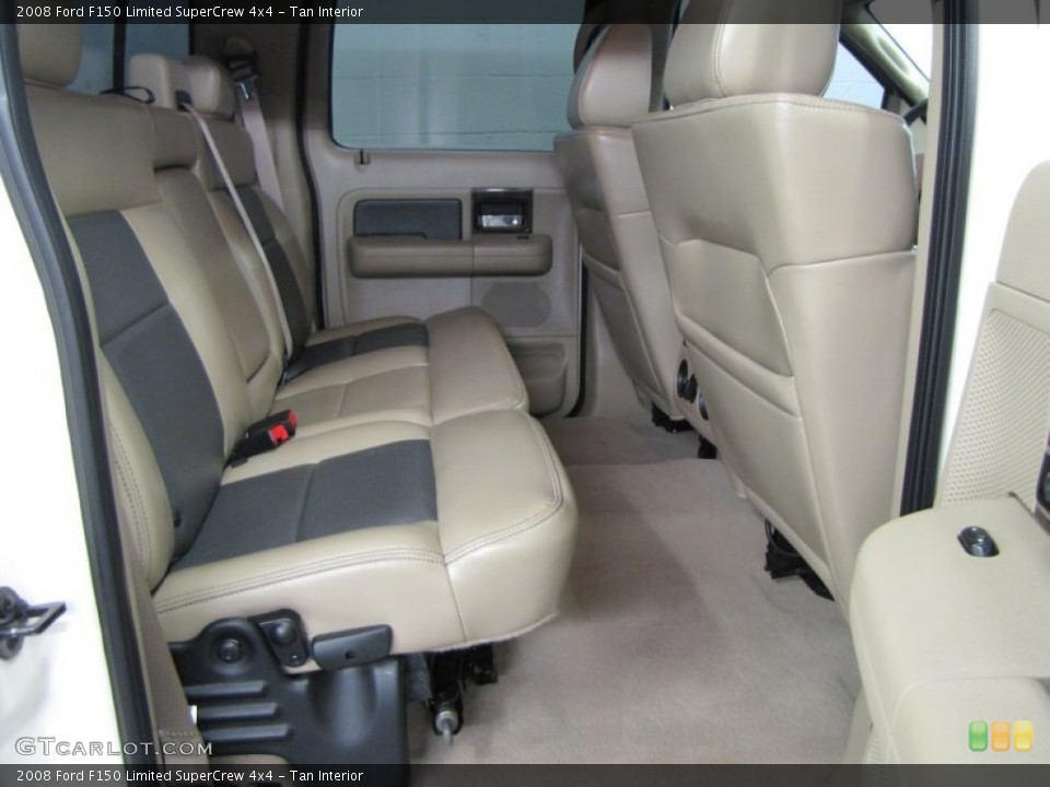 Tan Interior Rear Seat for the 2008 Ford F150 Limited SuperCrew 4x4 #67966027