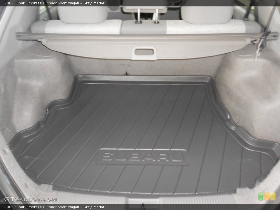Gray Interior Trunk for the 2003 Subaru Impreza Outback Sport Wagon #67966387