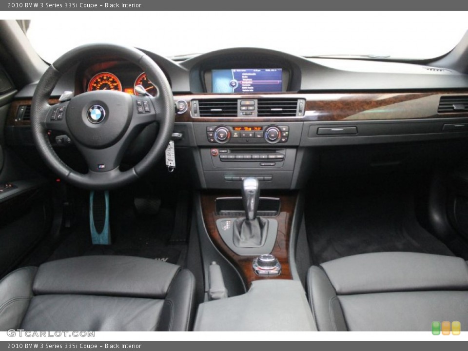 Black Interior Dashboard for the 2010 BMW 3 Series 335i Coupe #67966936