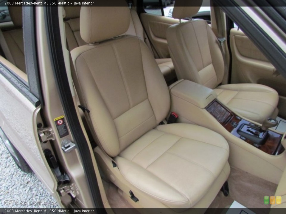 Java Interior Front Seat for the 2003 Mercedes-Benz ML 350 4Matic #67967691