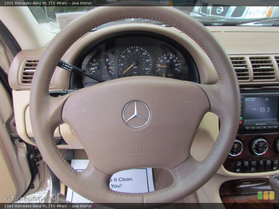 Java Interior Steering Wheel for the 2003 Mercedes-Benz ML 350 4Matic #67967791