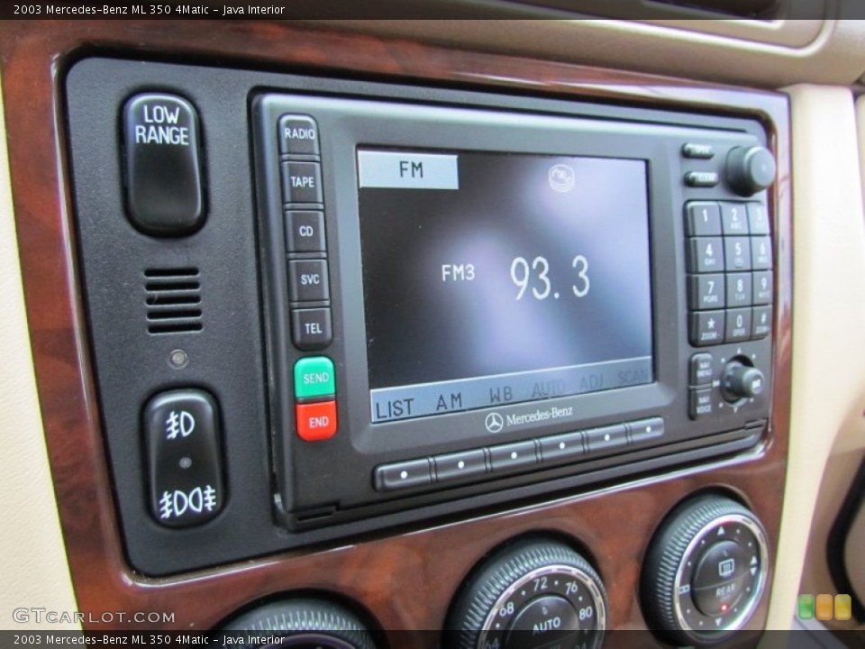 Java Interior Controls for the 2003 Mercedes-Benz ML 350 4Matic #67967809
