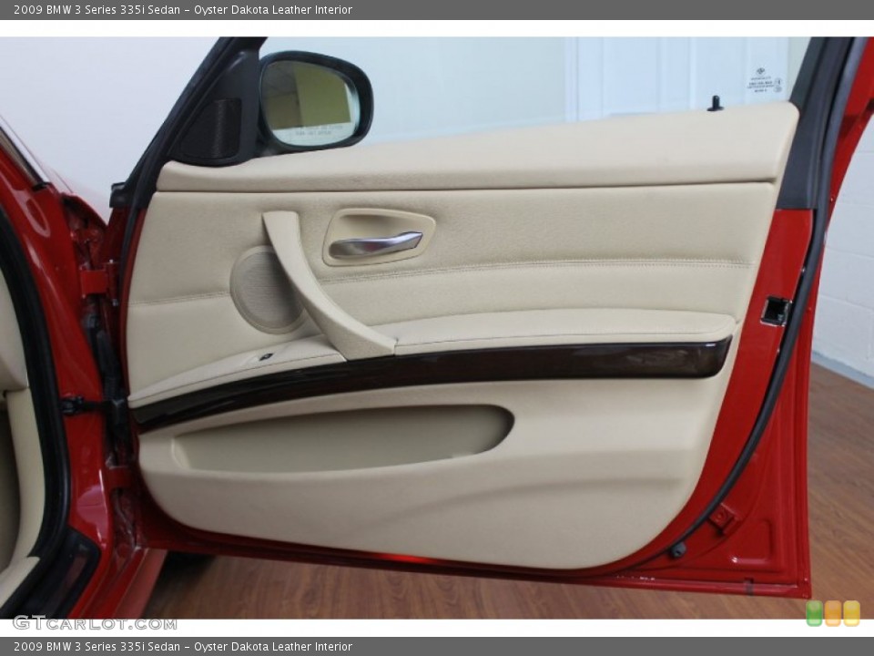 Oyster Dakota Leather Interior Door Panel for the 2009 BMW 3 Series 335i Sedan #67968001