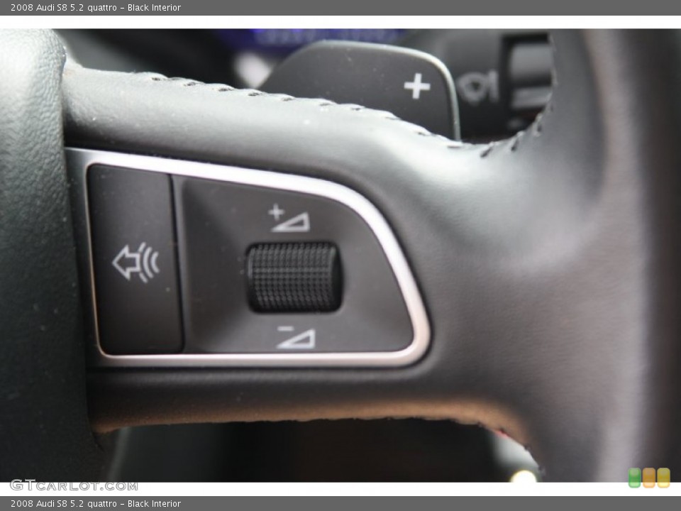 Black Interior Controls for the 2008 Audi S8 5.2 quattro #67969069