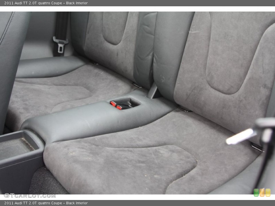 Black Interior Rear Seat for the 2011 Audi TT 2.0T quattro Coupe #67969687