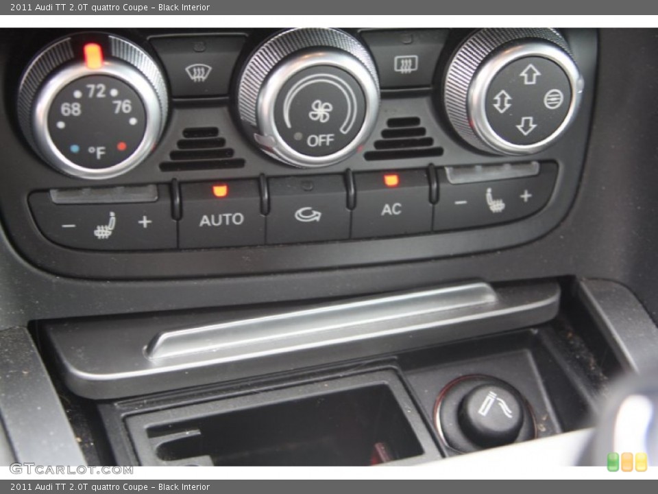 Black Interior Controls for the 2011 Audi TT 2.0T quattro Coupe #67969723