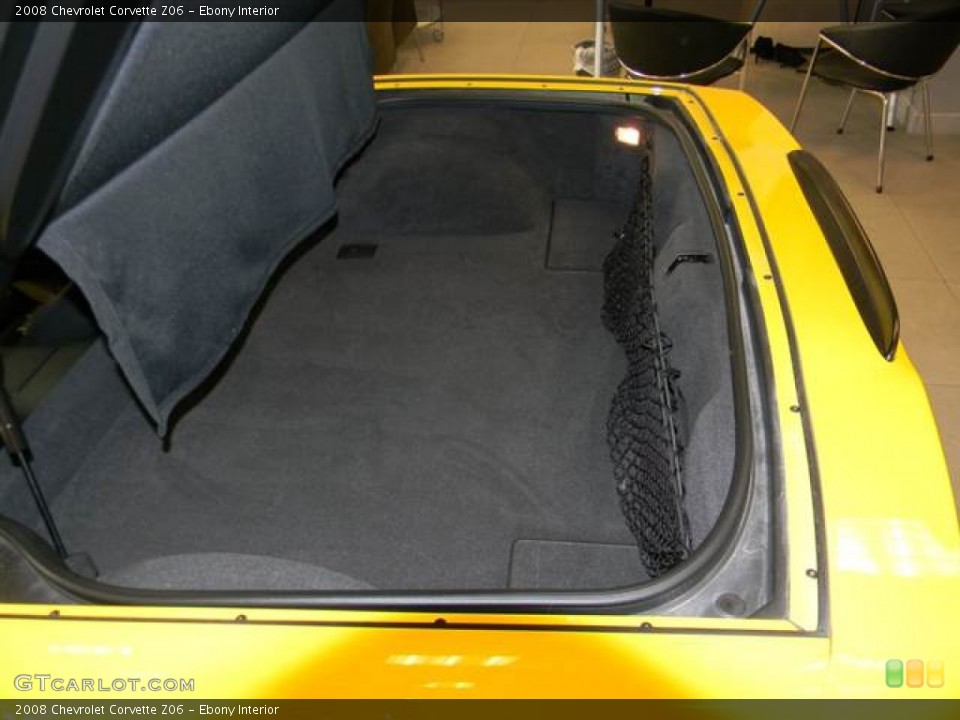 Ebony Interior Trunk for the 2008 Chevrolet Corvette Z06 #67970593