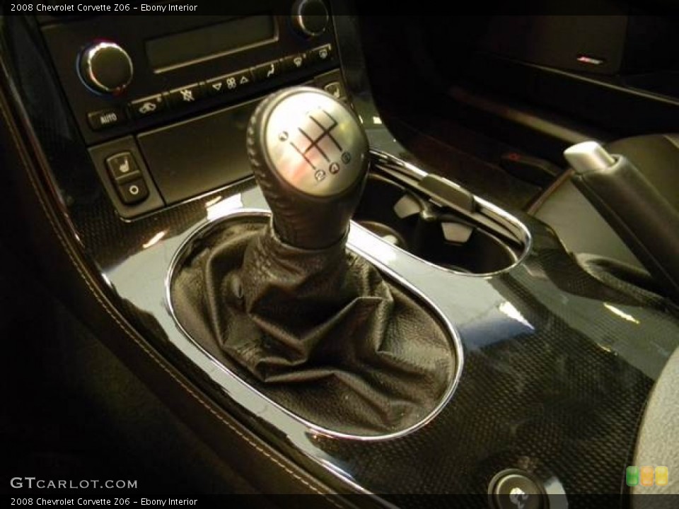 Ebony Interior Transmission for the 2008 Chevrolet Corvette Z06 #67970680