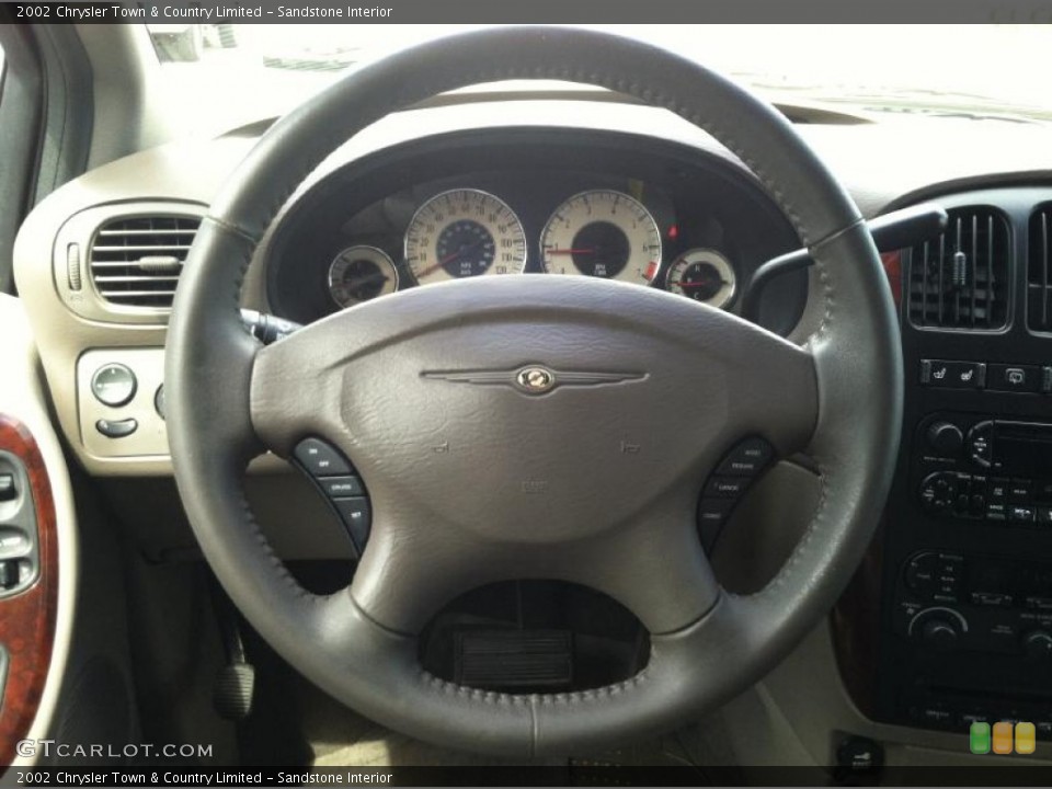 Sandstone Interior Steering Wheel for the 2002 Chrysler Town & Country Limited #67972255