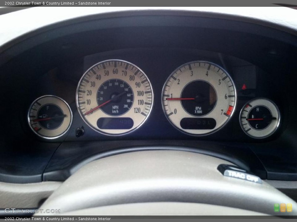 Sandstone Interior Gauges for the 2002 Chrysler Town & Country Limited #67972264