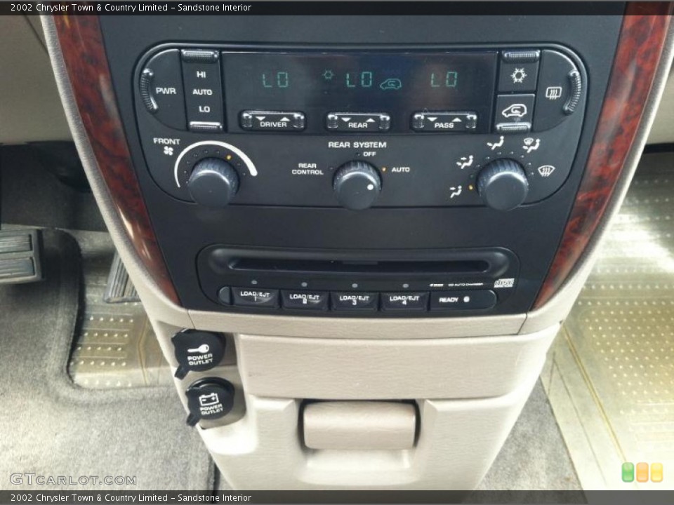 Sandstone Interior Controls for the 2002 Chrysler Town & Country Limited #67972288