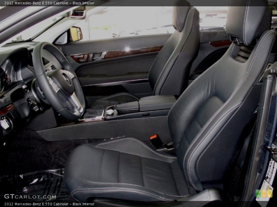 Black Interior Photo for the 2012 Mercedes-Benz E 550 Cabriolet #67975189