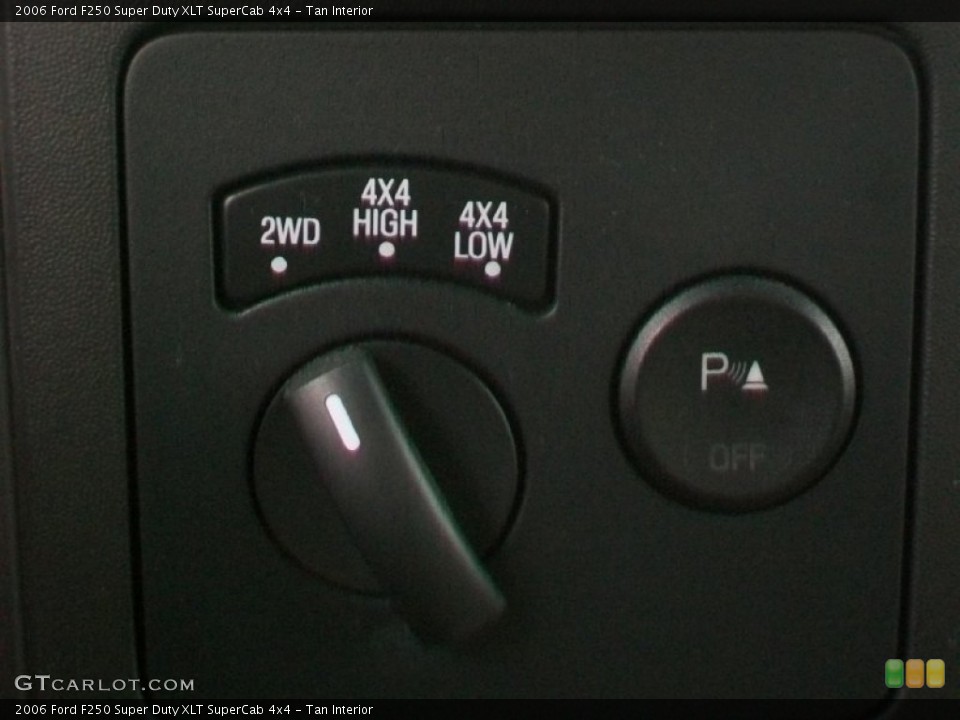 Tan Interior Controls for the 2006 Ford F250 Super Duty XLT SuperCab 4x4 #67976074
