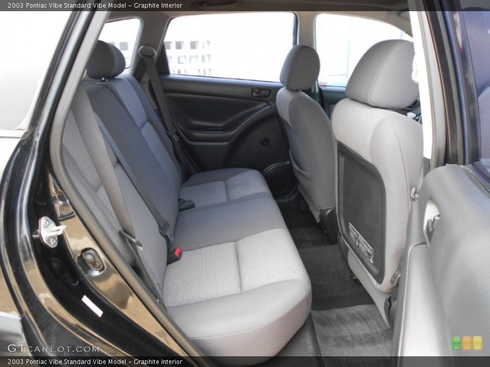 Graphite Interior Rear Seat for the 2003 Pontiac Vibe  #67979270
