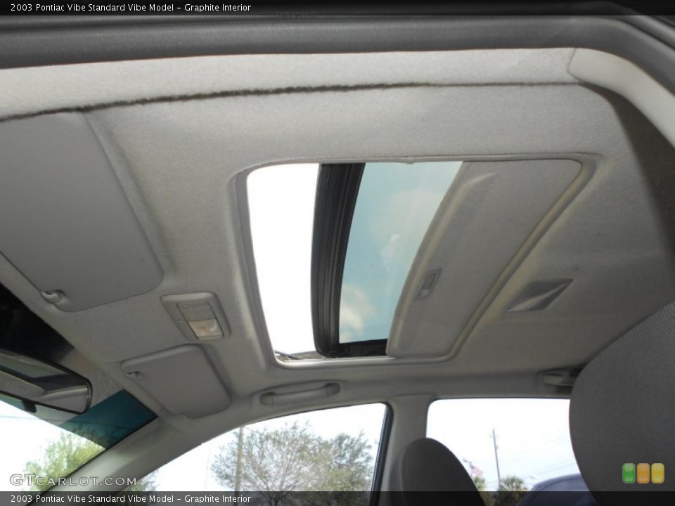 Graphite Interior Sunroof for the 2003 Pontiac Vibe  #67979360