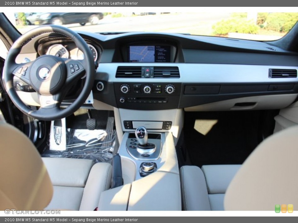 Sepang Beige Merino Leather Interior Dashboard for the 2010 BMW M5  #67980926