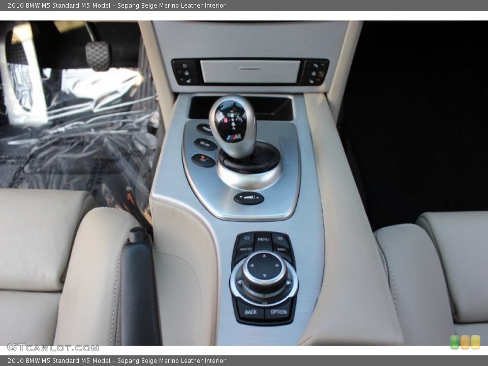 Sepang Beige Merino Leather Interior Transmission for the 2010 BMW M5  #67980944