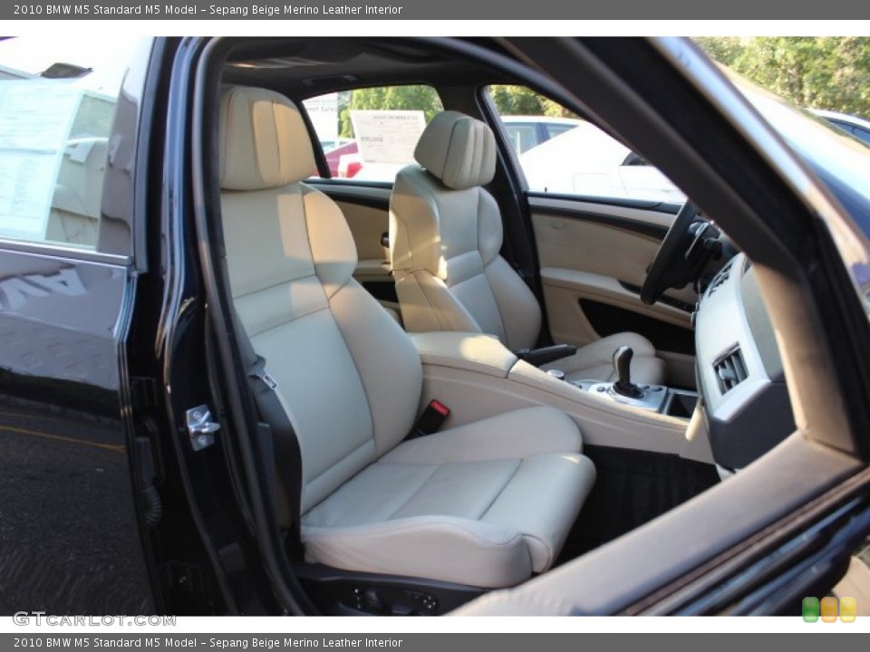 Sepang Beige Merino Leather Interior Photo for the 2010 BMW M5  #67981061