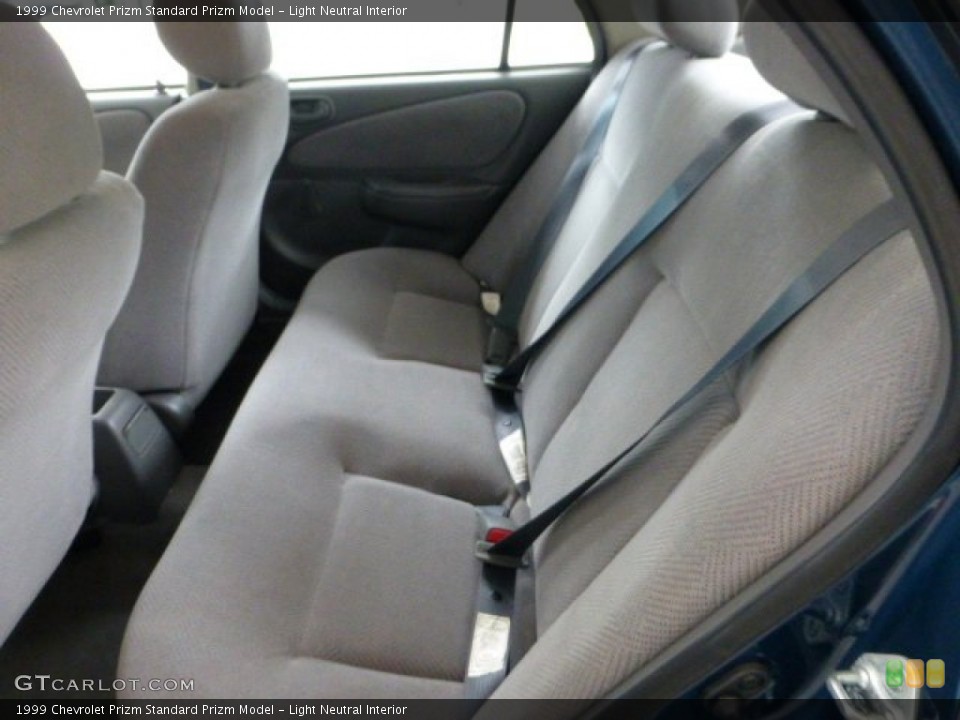 Light Neutral Interior Rear Seat for the 1999 Chevrolet Prizm  #67982264