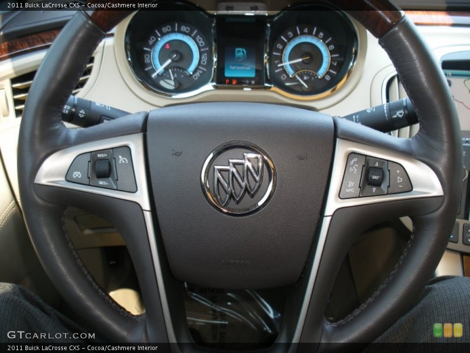 Cocoa/Cashmere Interior Steering Wheel for the 2011 Buick LaCrosse CXS #67983695