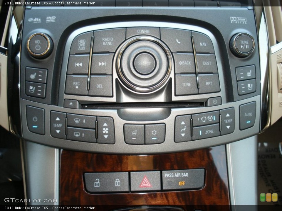 Cocoa/Cashmere Interior Controls for the 2011 Buick LaCrosse CXS #67983770