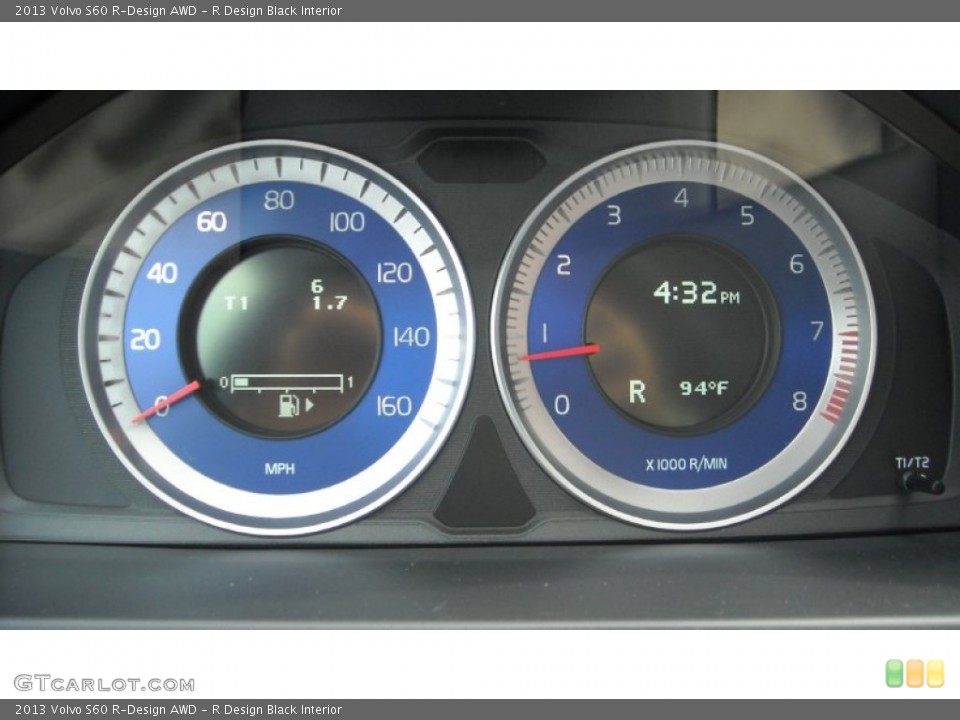 R Design Black Interior Gauges for the 2013 Volvo S60 R-Design AWD #67984925