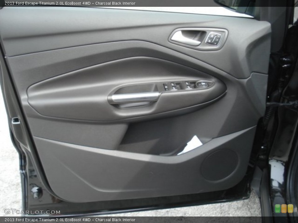 Charcoal Black Interior Door Panel for the 2013 Ford Escape Titanium 2.0L EcoBoost 4WD #67985522