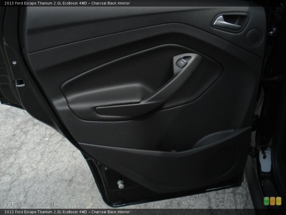 Charcoal Black Interior Door Panel for the 2013 Ford Escape Titanium 2.0L EcoBoost 4WD #67985540