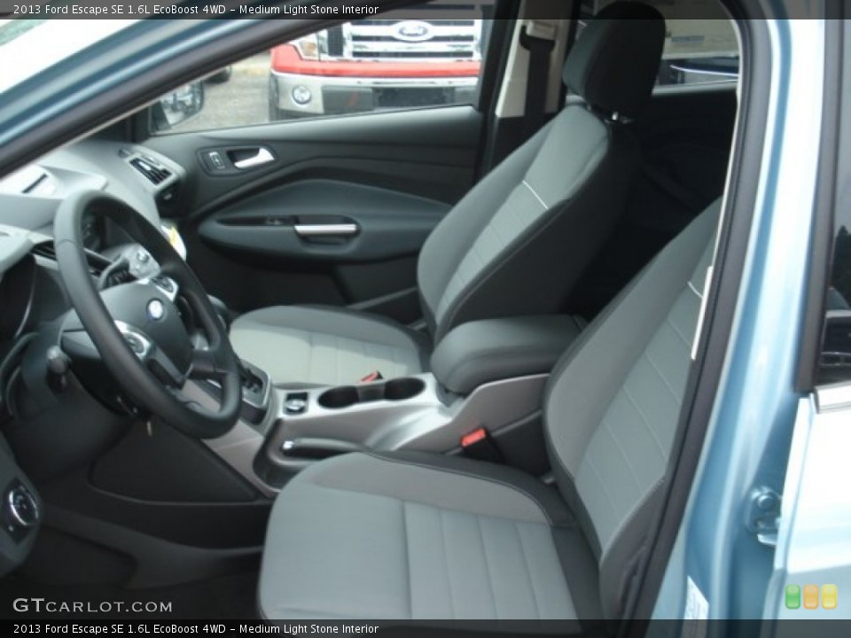 Medium Light Stone Interior Photo for the 2013 Ford Escape SE 1.6L EcoBoost 4WD #67985687