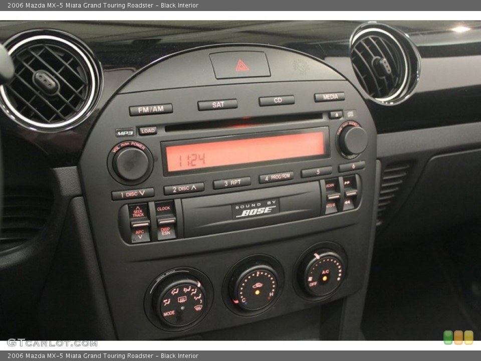 Black Interior Controls for the 2006 Mazda MX-5 Miata Grand Touring Roadster #67988378