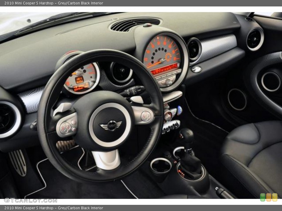 Grey/Carbon Black Interior Dashboard for the 2010 Mini Cooper S Hardtop #67989593